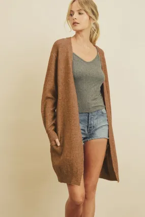 Soft Knit Long Cardigan