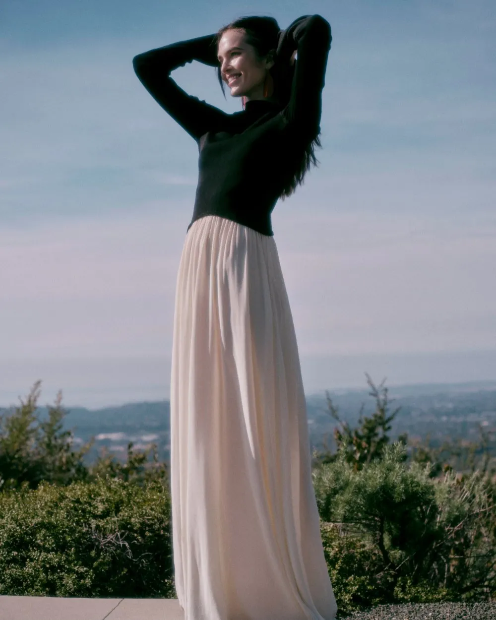 Soglio Dress Ecru / Noir