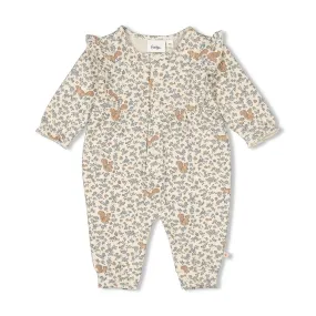 STAY MAGICAL - Allover Print Peached Fabric Overall