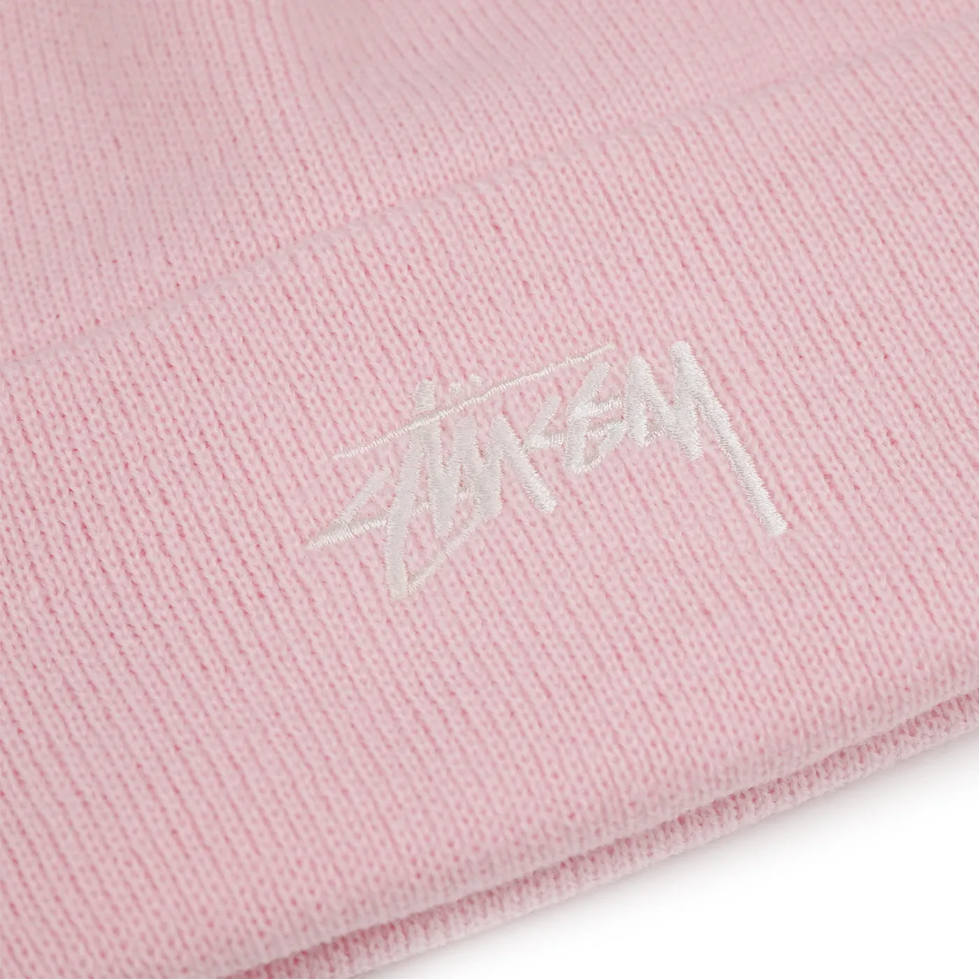 Stussy Stock Cuff Beanie - Pink