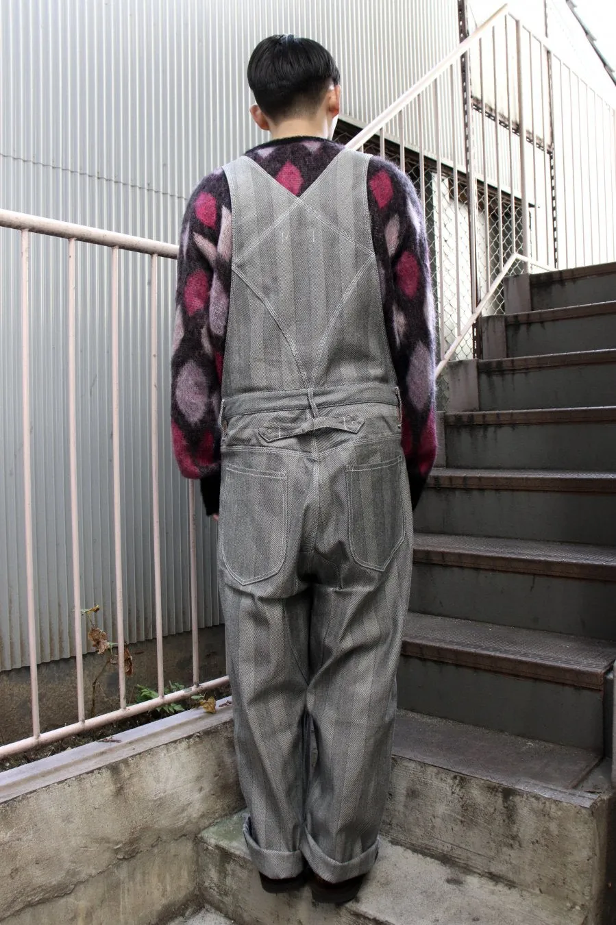 SUGARHILL  HERRINGBONE HICKORY OVERALL
