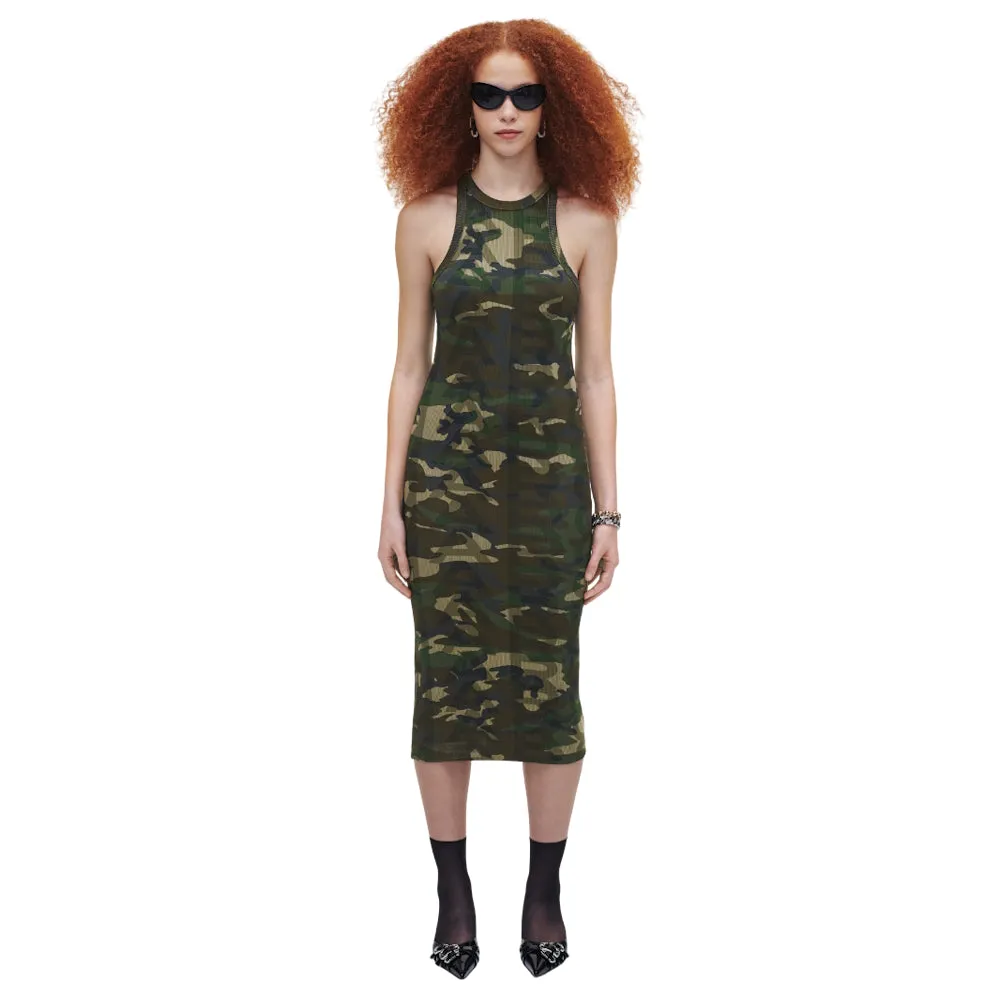 THE CAMO RACER RIB DRESS