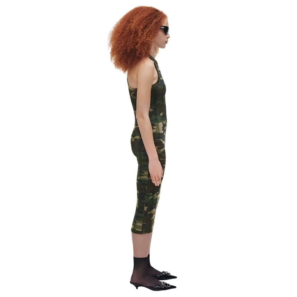 THE CAMO RACER RIB DRESS