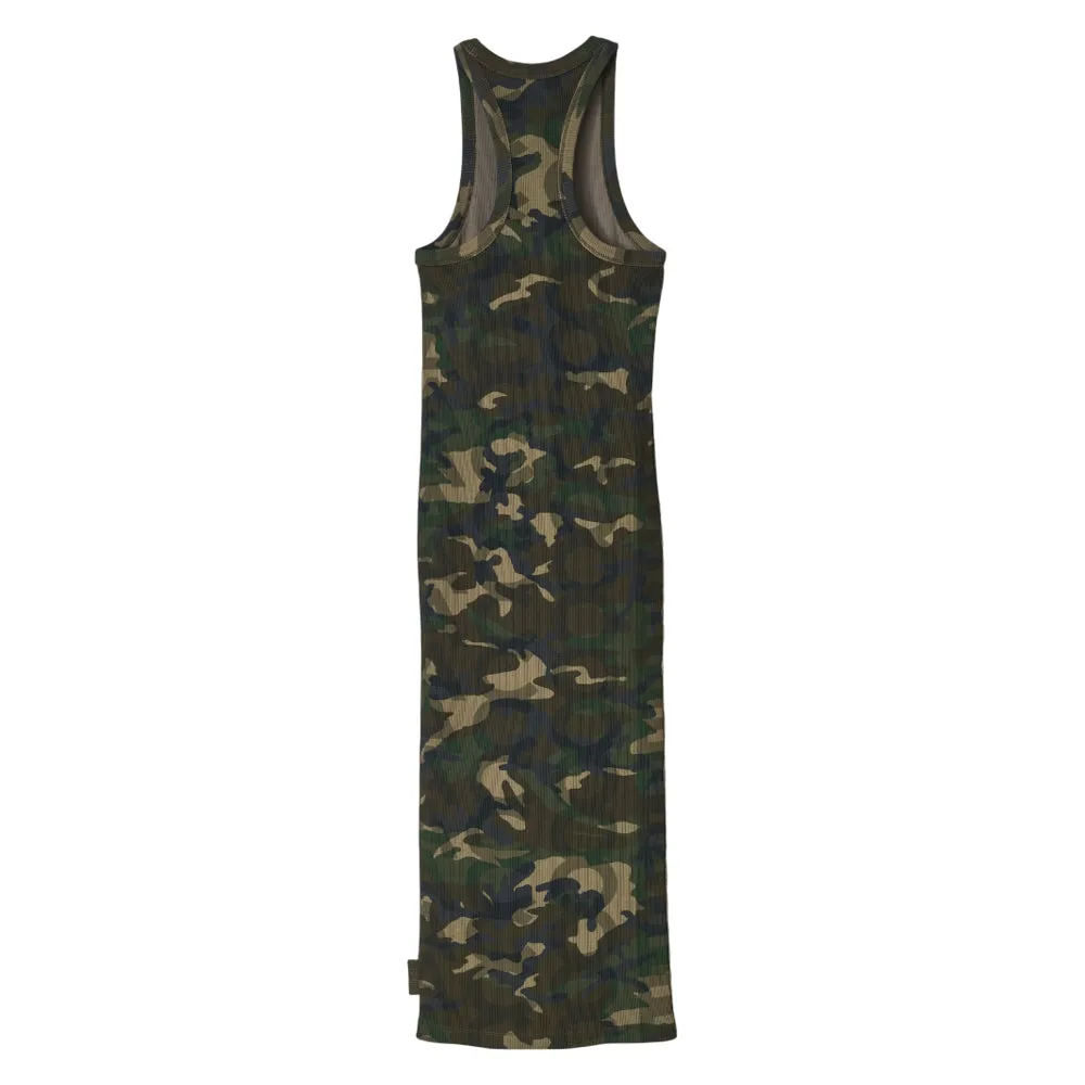 THE CAMO RACER RIB DRESS