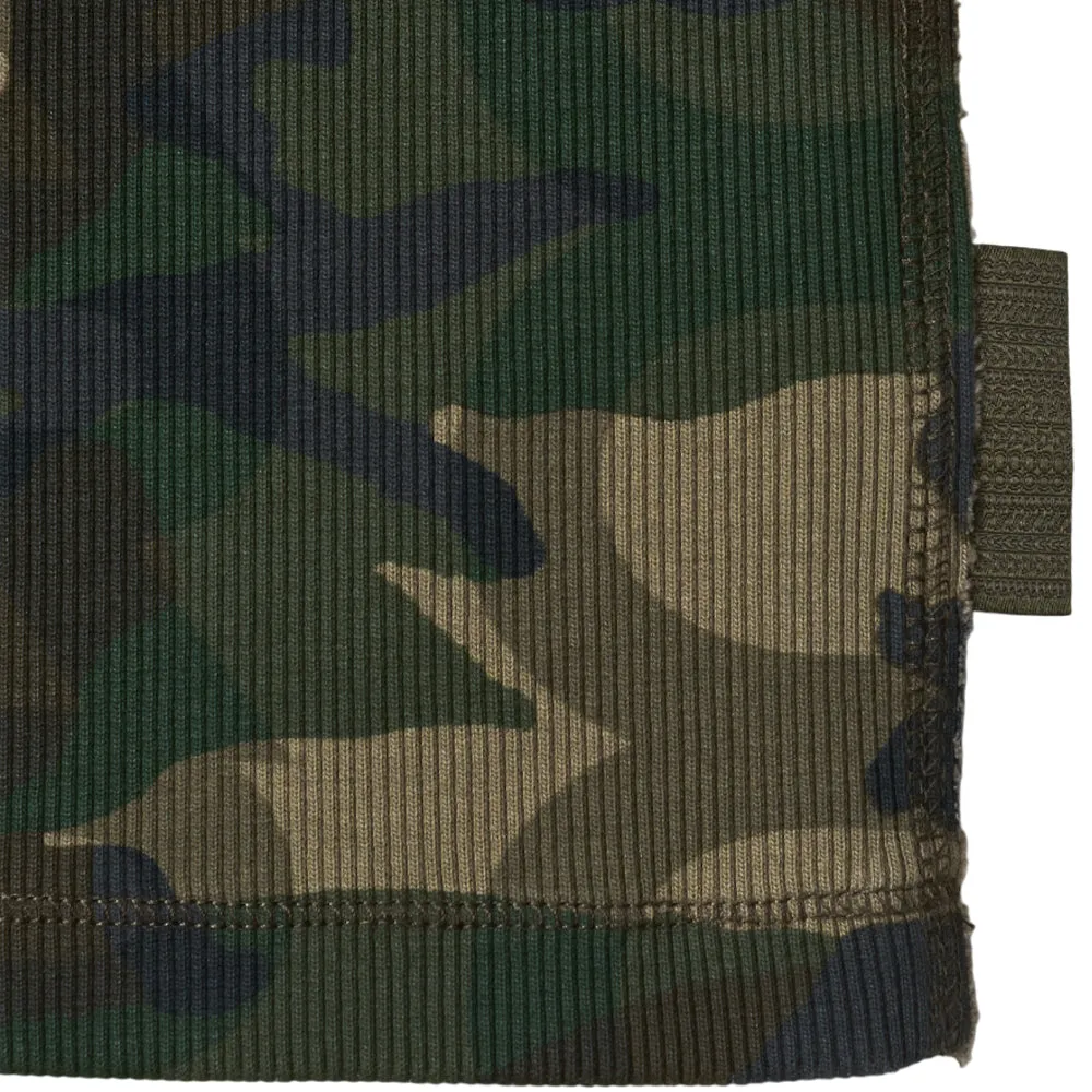 THE CAMO RACER RIB DRESS