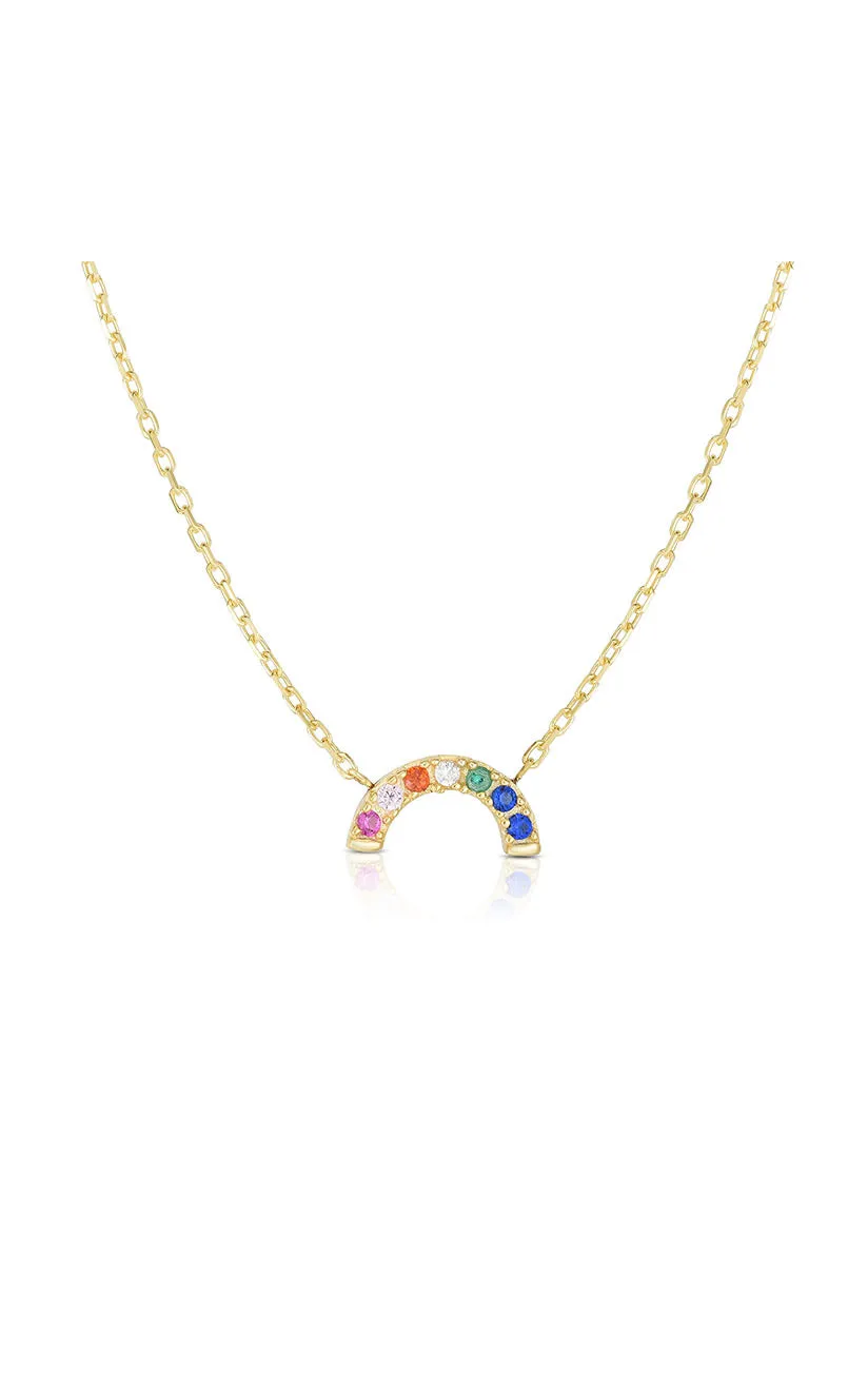 Tiny Rainbow Necklace