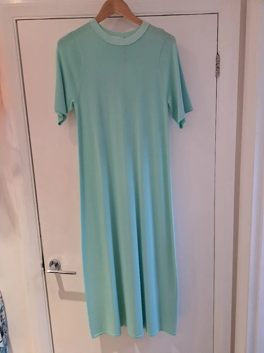 uchuu fine knit midi dress