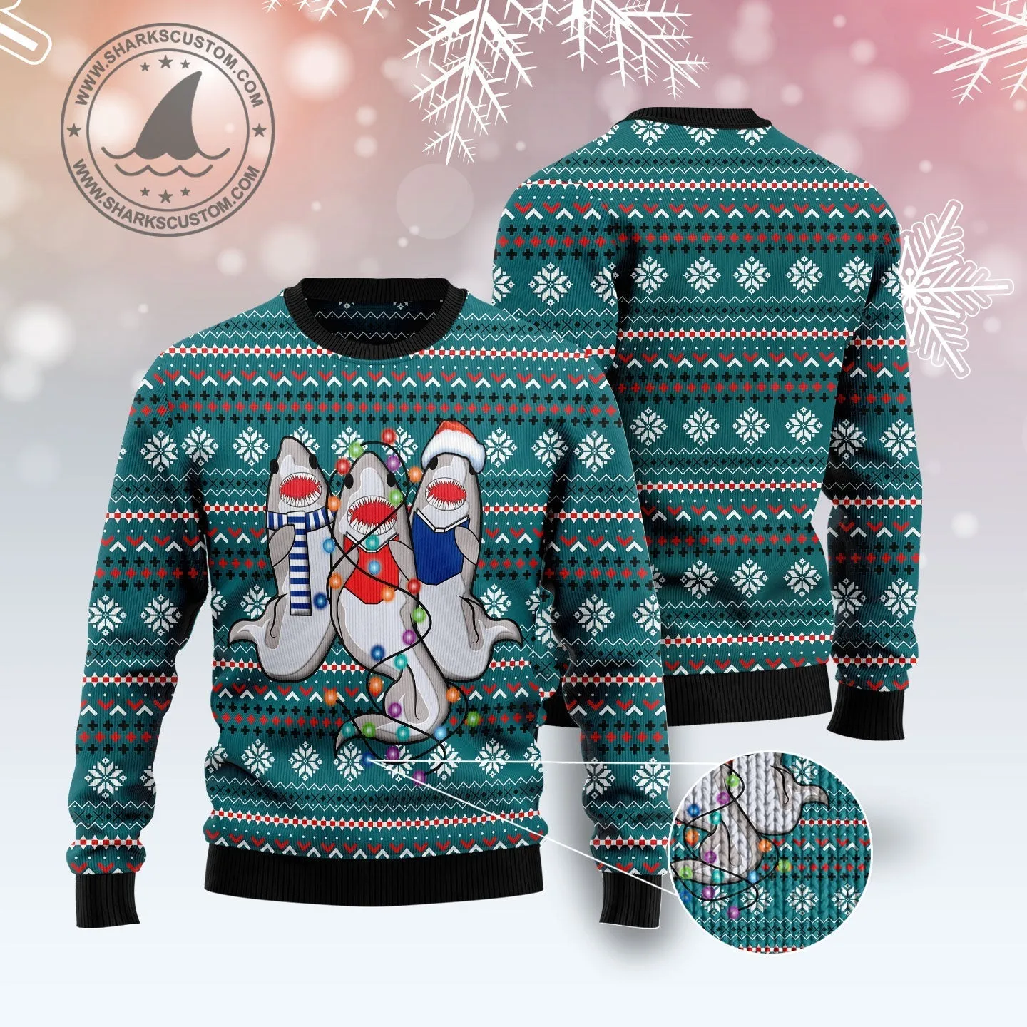 Ugly Christmas Sweater JulesRoche Warm All-over-print