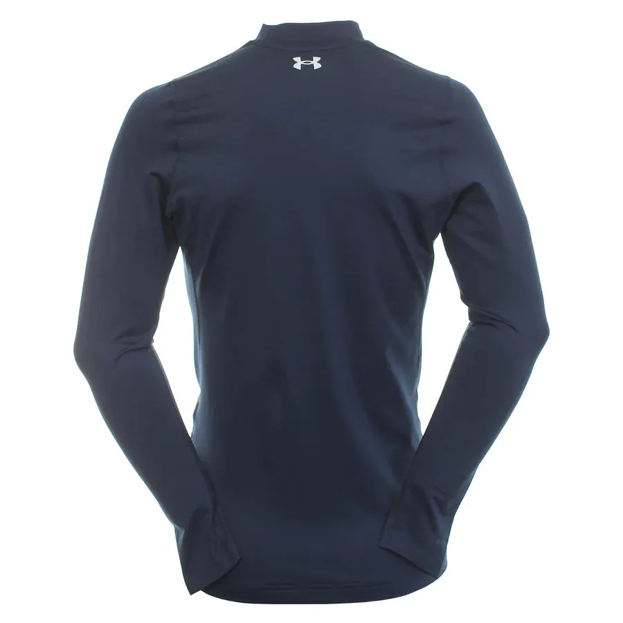 Under Armour ColdGear® Infrared Golf Mock Base Layer - Navy / Academy