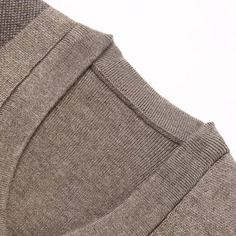 Winter Classic V-neck Sleeveless Sweater