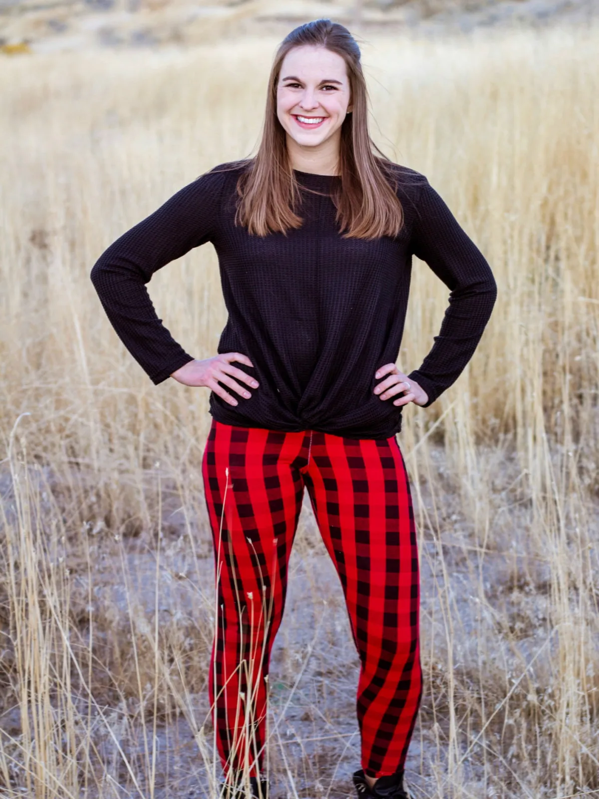 Women's Buffalo Plaid Leggings