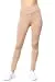 Women's Cross V Waist Band Althletic Workout Full Length Yoga Pants