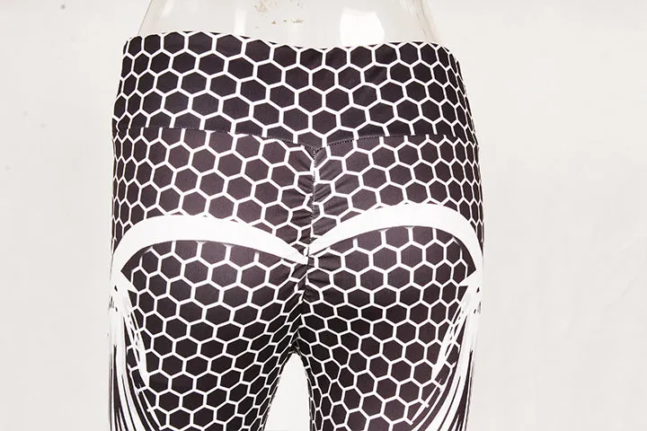 Women's Summer Printed High Waist Fitness Leggings