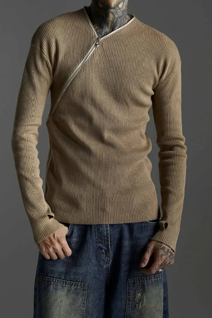 Zip Streetwear Cardigan