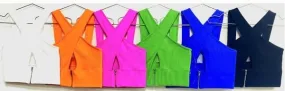 Zipper Crossed Crop Top